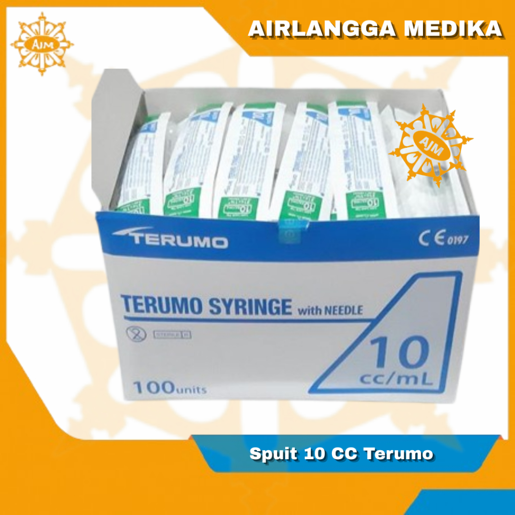 Terumo - Syringe 10 cc Terumo / Suntikan 10cc / Terumo 10 cc / ml