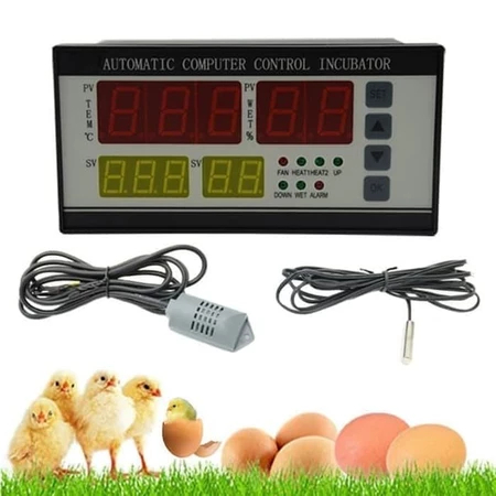 Incubator Mesin Inkubator XM18 Telur Digital 220V Temperature & Humidity Controller Thermostat Penga