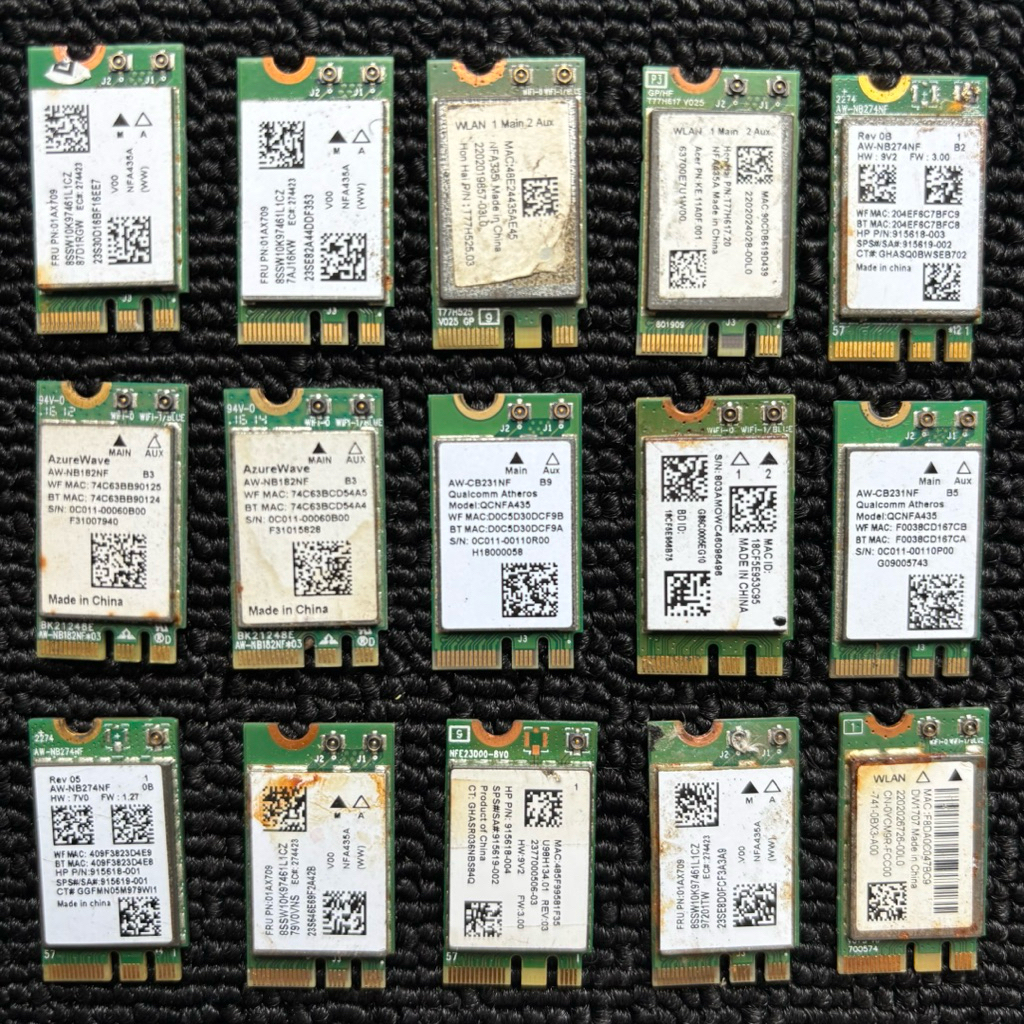 WIFI CARD M.2 NGFF BEKAS COPOTAN LAPTOP