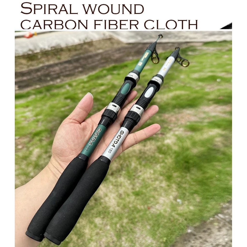 Joran Pancing Phoenix Land Telescopic Fiberglass - Kuat, Praktis, Mudah Digunakan