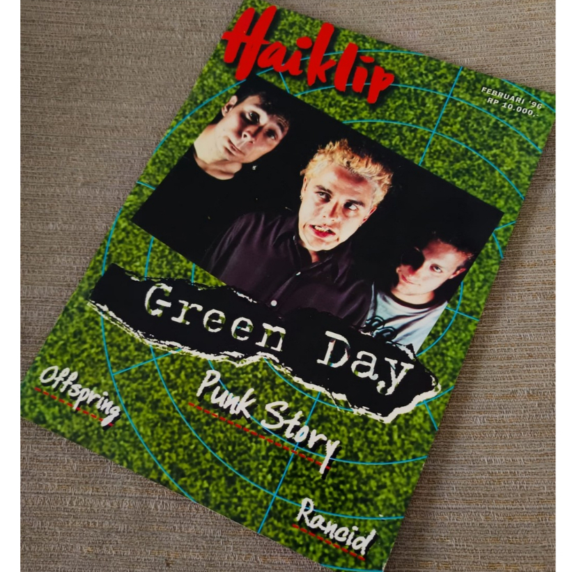 Majalah Hai Klip Green Day - lengkap dengan Poster - Edisi Tahun 1996