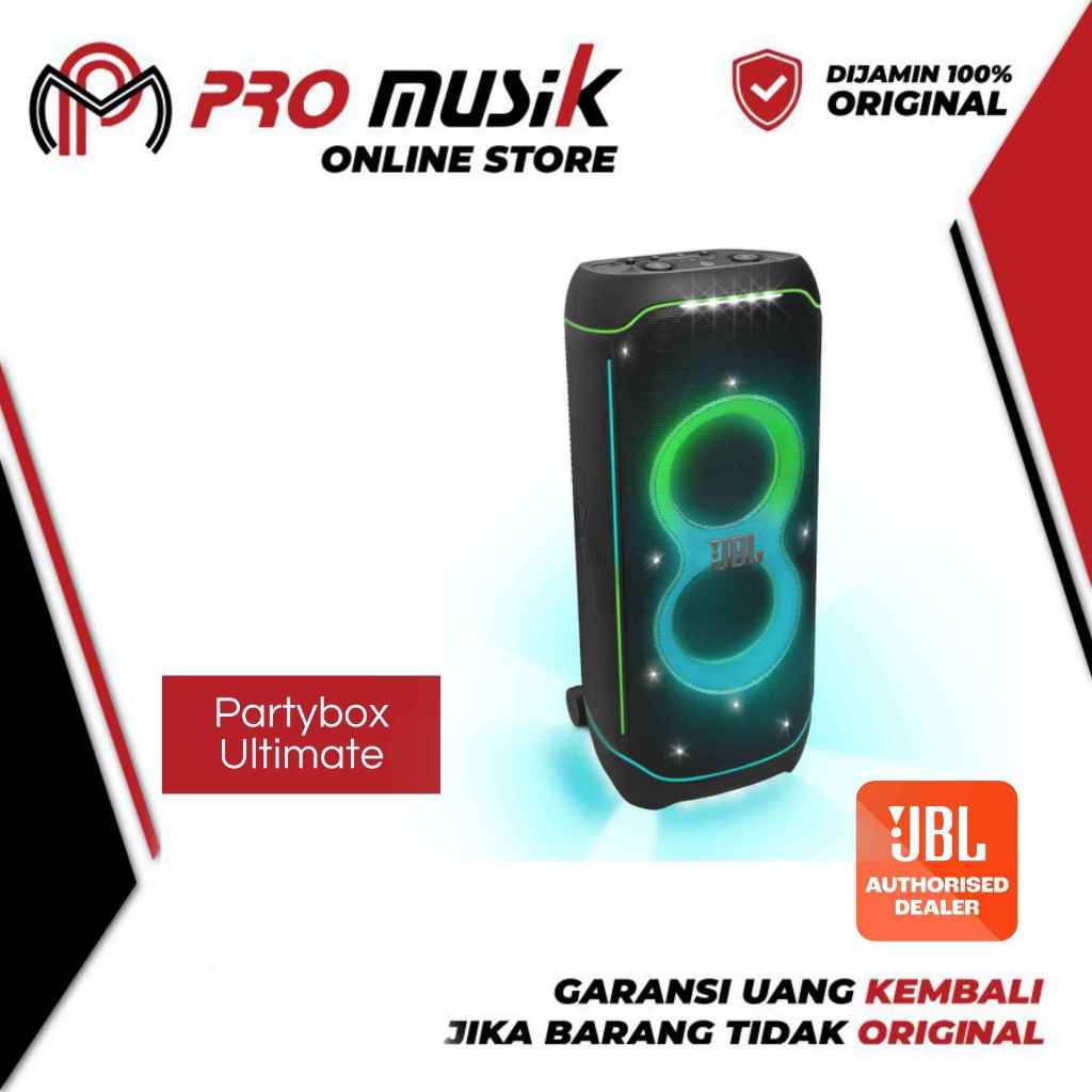 JBL PARTYBOX PARTY BOX PARTY-BOX ULTIMATE WIRELESS SPEAKER WITH 1100 RMS OUTPUT POWER