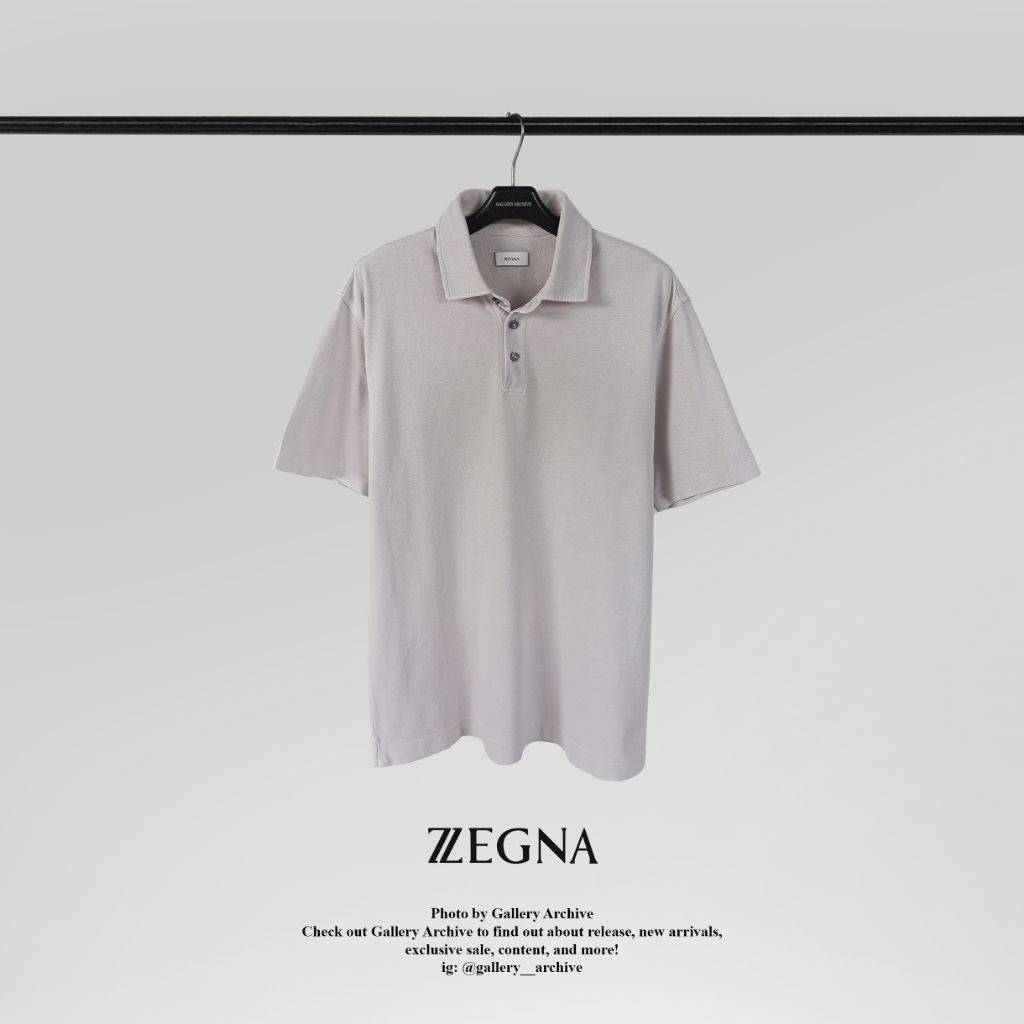 Zegna Cotton Polo Shirt Authentic Preloved - Gallery Archive