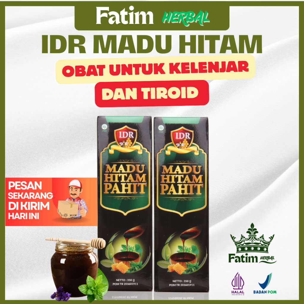 Idr Madu Hitam Pahit Premium Obat Untuk Atasi Kelenjar Dan Tiroid Herbal Kesehatan Alami