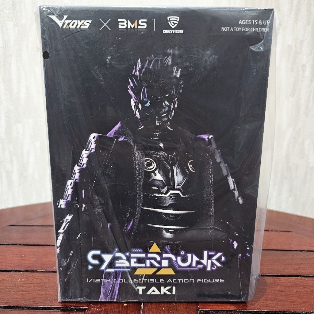 VTOYS X BMS X CF 1/12 Action Figure Cyberpunk Samurai Taki