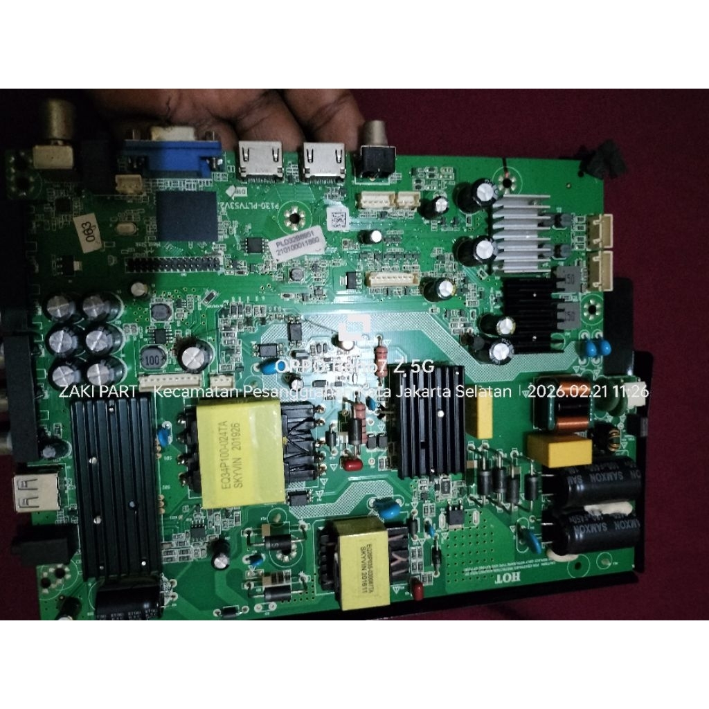 MESIN TV POLITRON PLD 32B8951 LED TV DIGITAL