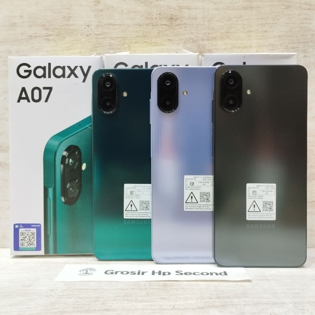 SAMSUNG A07 8/256GB 6/128GB 4/128GB 4/64GB HP SECOND FULLSET