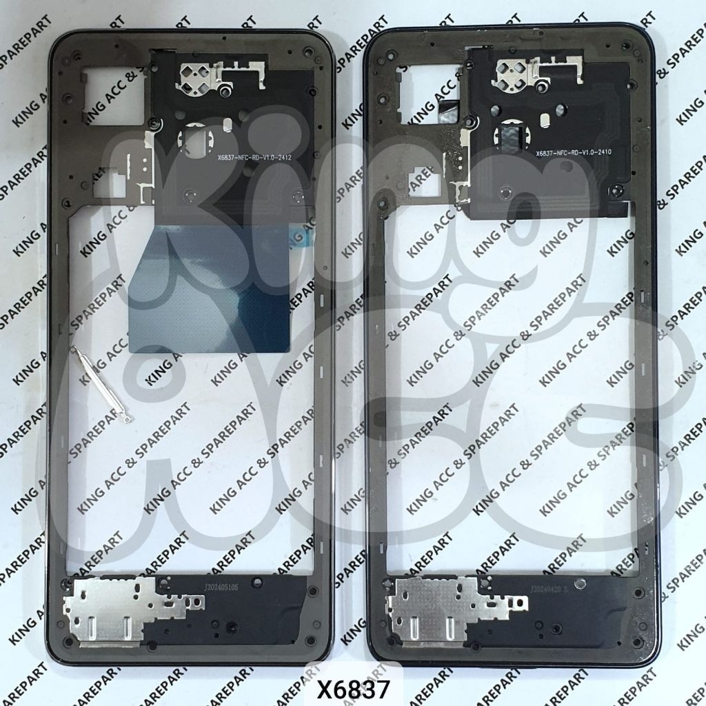 BEZZEL BAZEL BEZEL BEJEL TULANG MESIN TENGAH INFINIX HOT 40 PRO X6837