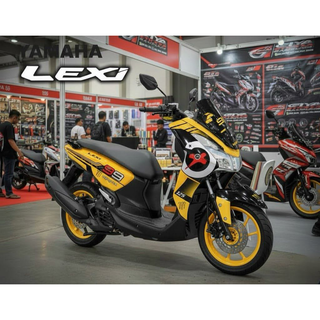 Decal Lexi Full Body Baru Stiker Motor Yamaha Lexi Full Body Decal Yamaha Lexi Full Body Striping Le