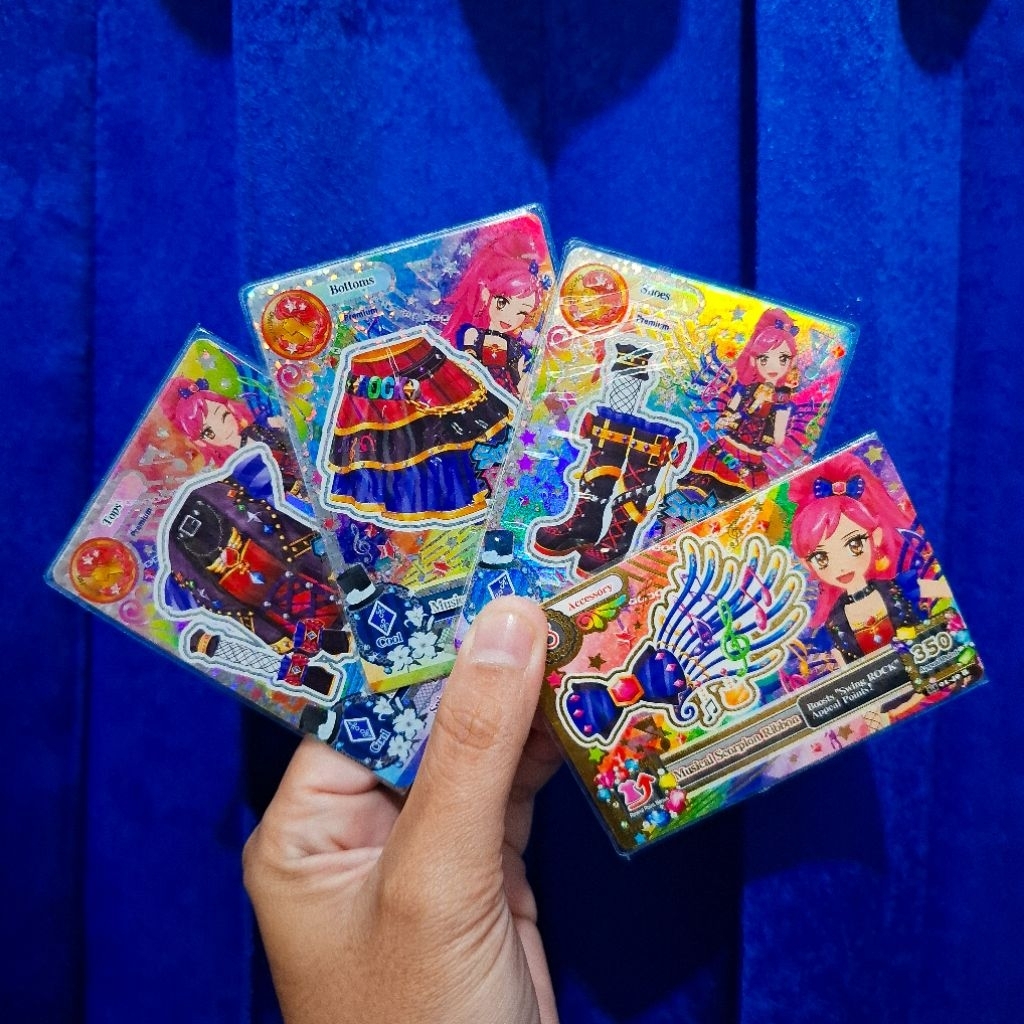 Kartu Aikatsu Premium Swing Rock Musical Scorpion Fullset 100% Original Official Indonesia