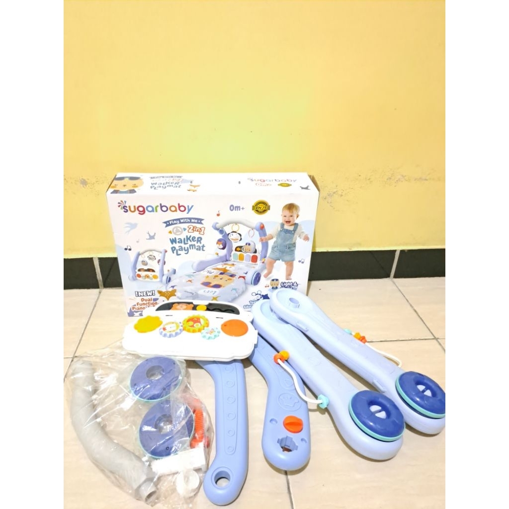 Preloved sugar baby "2 in1 walker playmat"