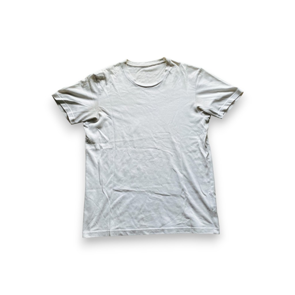 Kaos Polos Uniqlo White Blank T-shirt