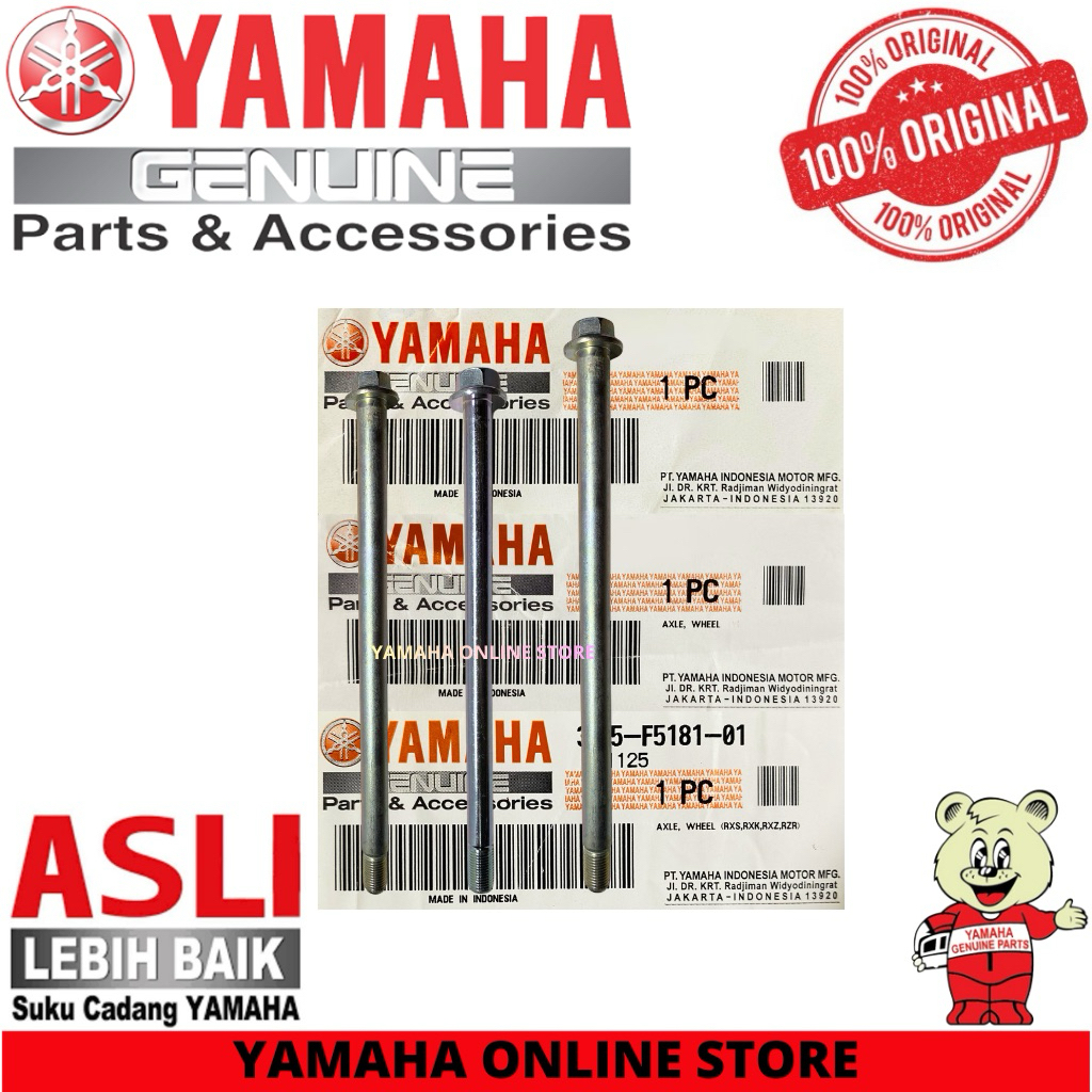 AS RODA DEPAN BELAKANG SWING ARM RXZ RZR ORIGINAL YAMAHA