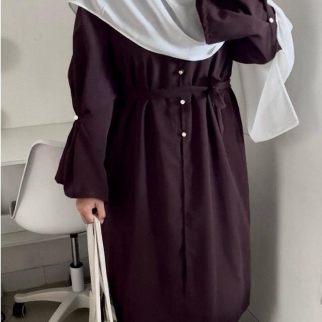 shafthelabel - One Set Tunik Baju Lebaran Simple | Tunik Hawa dan Rok | Atasan Wanita Muslim