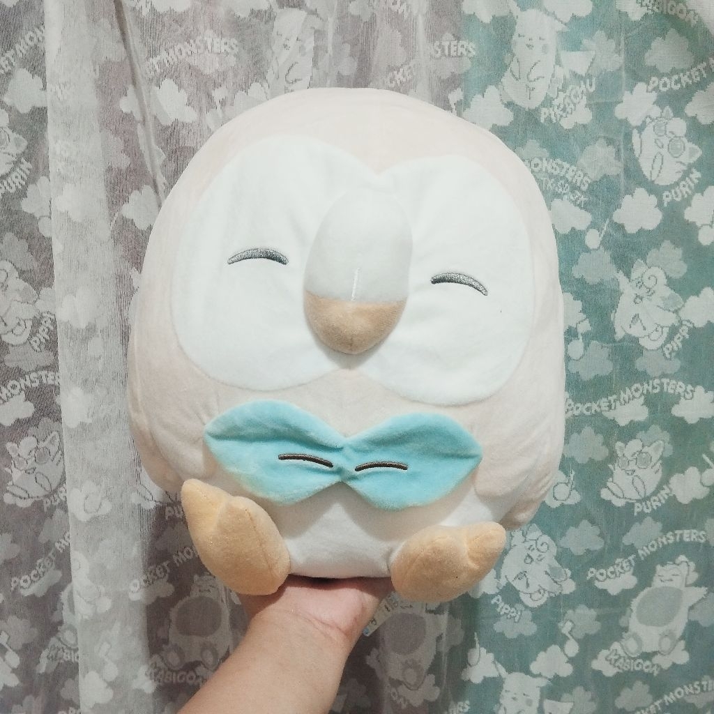 BONEKA POKEMON PEACEFUL PLACE ROWLET BESAR banpresto