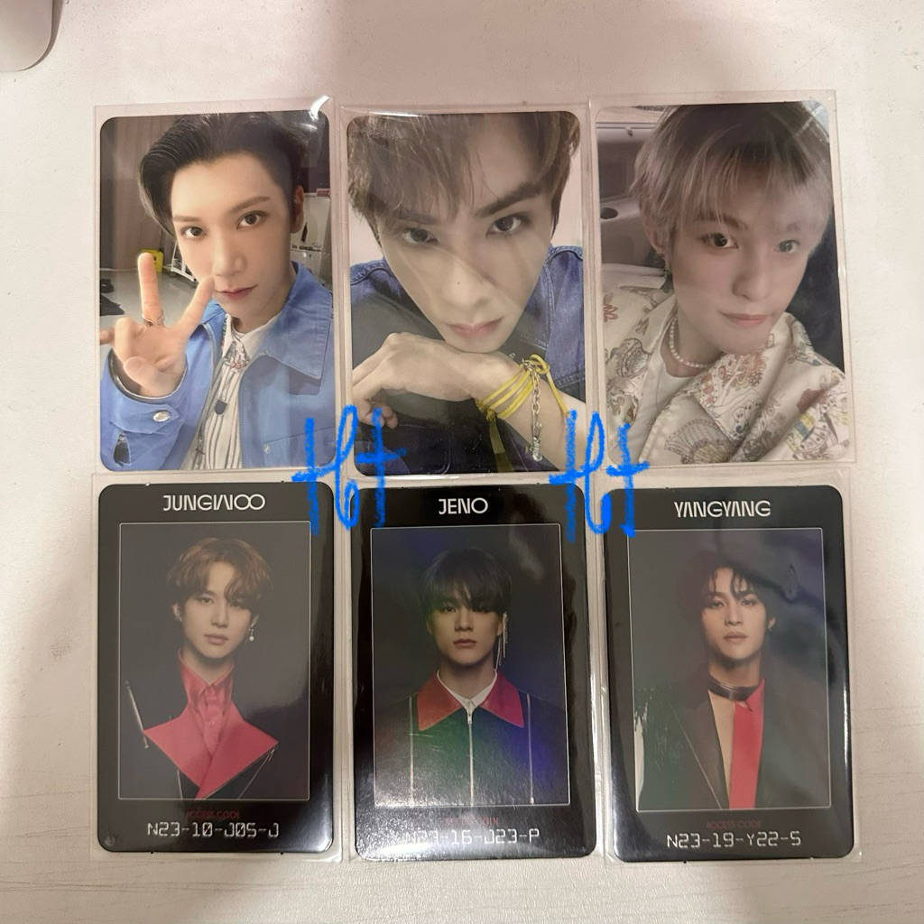 OFFICIAL - Photocard NCT 2020 Resonance pt.2 Departure Arrival acc card Ten yangyang xiaojun jungwoo