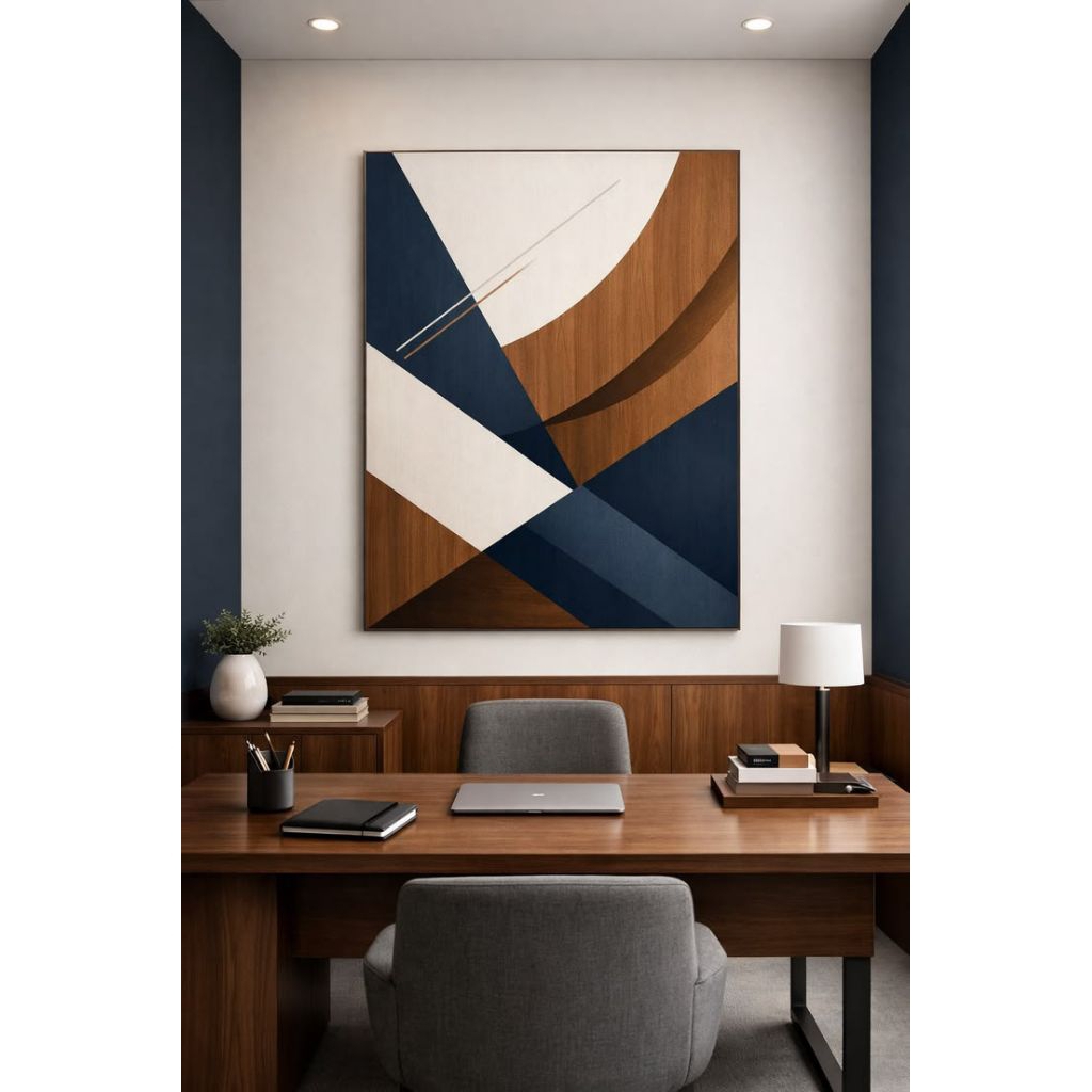 lukisan minimalis hiasan dinding ruang tamu kamar
