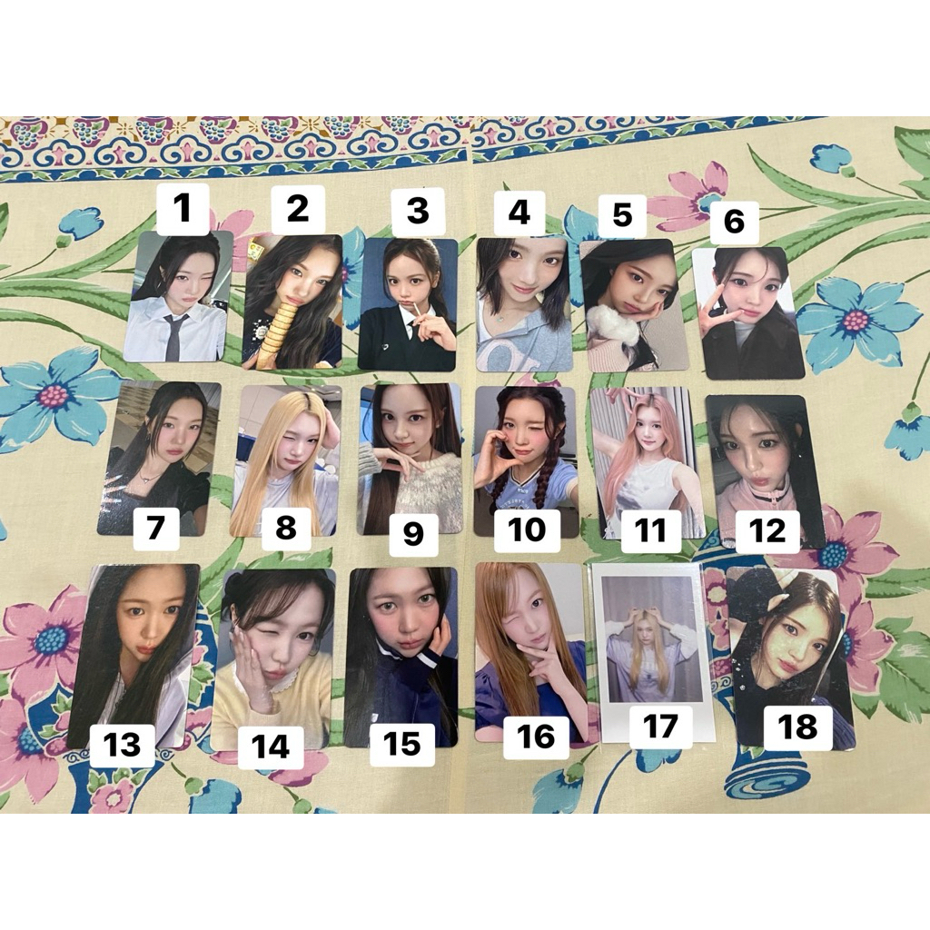 [OFFICIAL] Hearts2Hearts The Chase Focus Photocard | Carmen Jiwoo Yuha Stella Juun Ana Ian Yeon