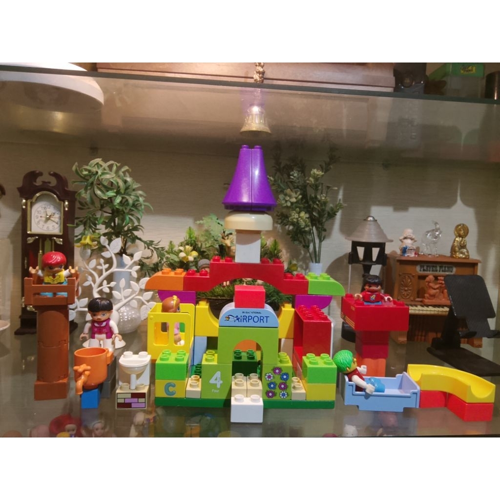 edukasi duplo mainan bongkar pasang bekas baik