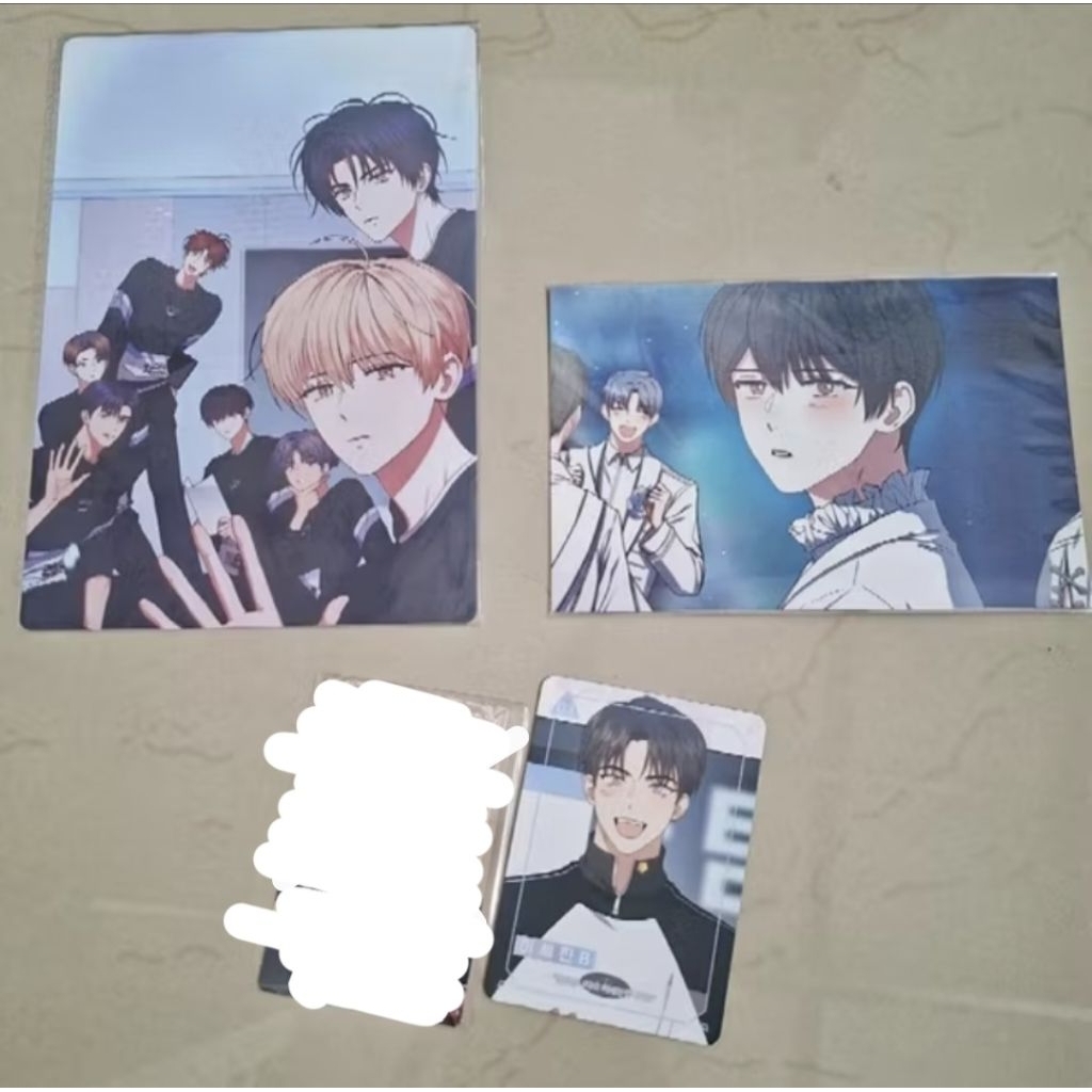 set official merchTeStar manhwa Debut or Die (BACA DESK)