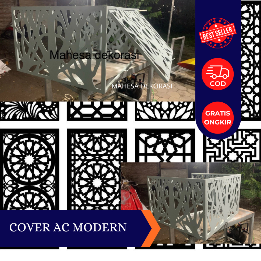 Cover AC Outdoor AC Cover Unit Pelindung AC Luar Ruangan Penutup AC Outdoor Tahan Air