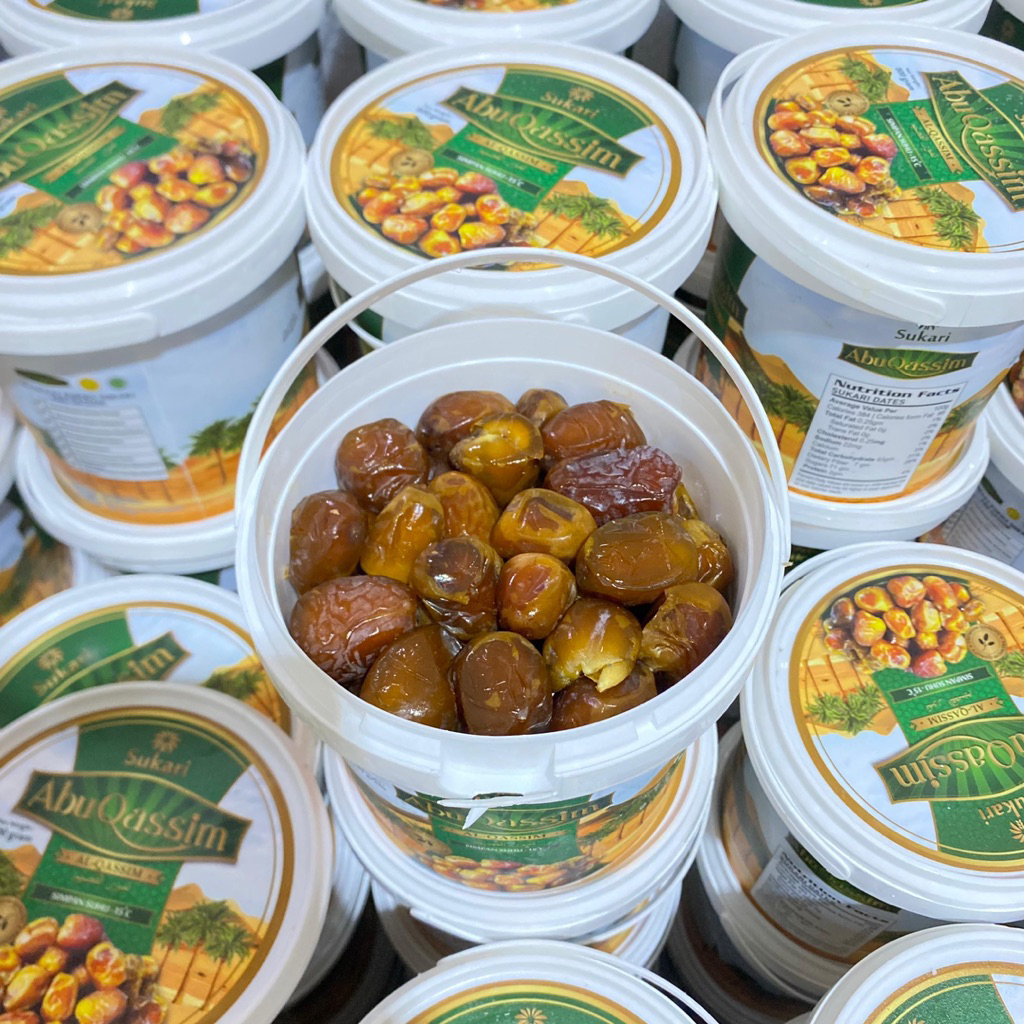 Kurma Sukari Al Qassim 800Gr Ember Premium / Kurma Al Qassim Original Timba Sukkari 800gr