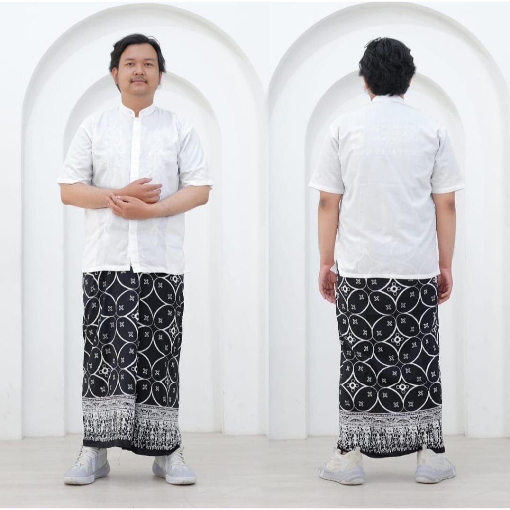 Sarung GOYOR CAP Monokrom EXLUSIVE All Varian Motif Botol Terbaru Goyor Tebal Pria Wanita Santri Mus