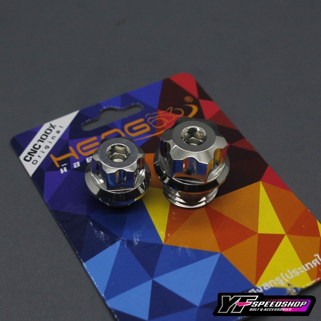 PAKET TUTUP OLI MESIN DAN TUTUP OLI GARDAN MIO SPORTY SMILE FINO NOUVO SOUL KARBU MODEL A1 PROBOLT S