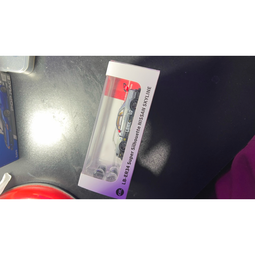 CM Model Nissan Skyline R34 LBWK Red CHASE