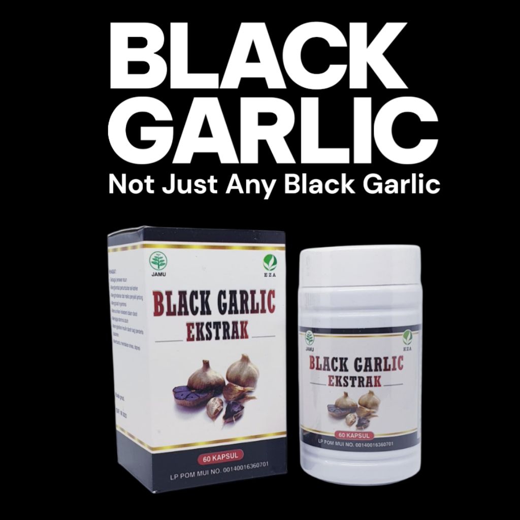 BLACK GARLIC EZA KAPSUL | Bawang Hitam Kapsul EZA