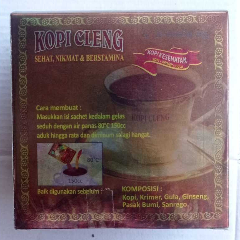 10 Sachet Kopi Cleng Original - Membantu Meningkatkan Stamina