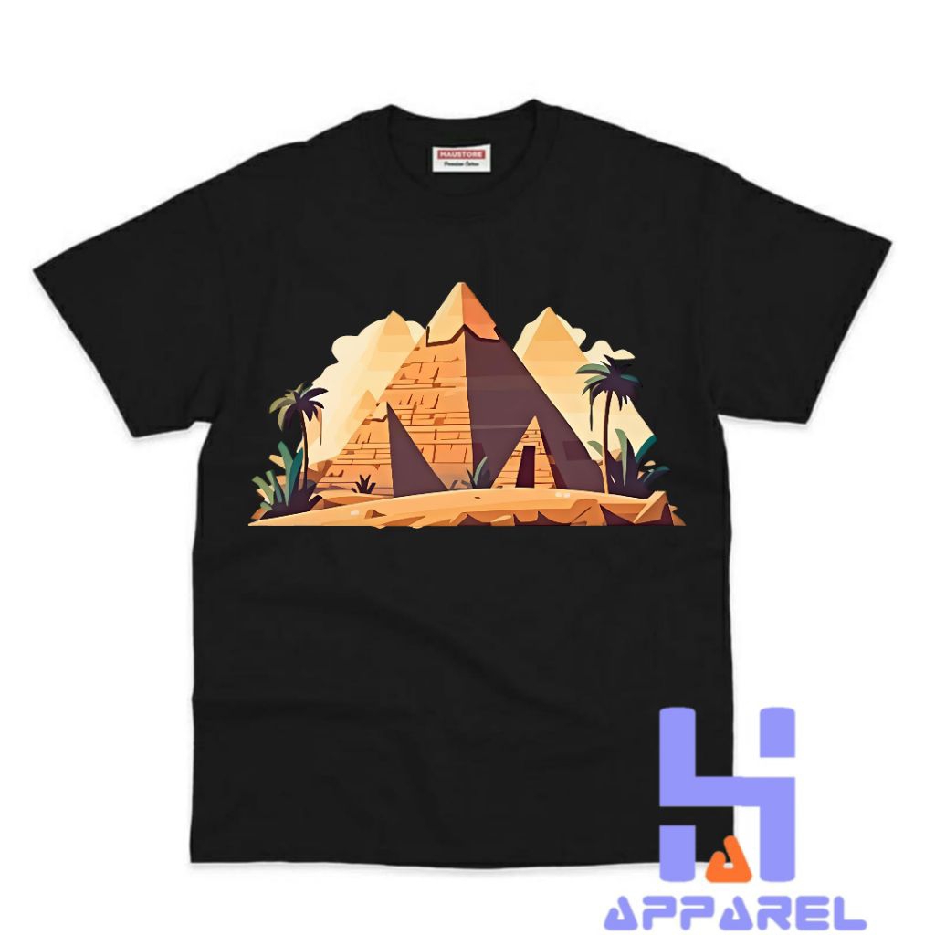 BAJU ANAK KAOS ANAK PIRAMIDA MESIR