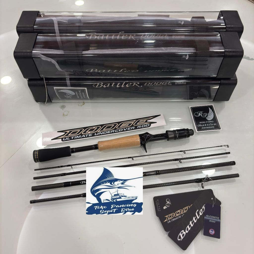 JORAN BAIT CASTING RODFORD BATTLER DODGE 605MLB 635HB 665MB 705MHB TRAVEL ROD NEW