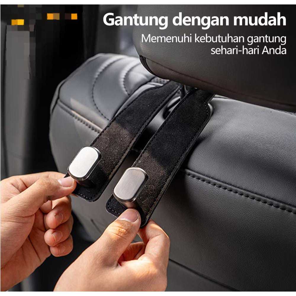 GANTUNGAN JOK MOBIL BAHAN KULIT