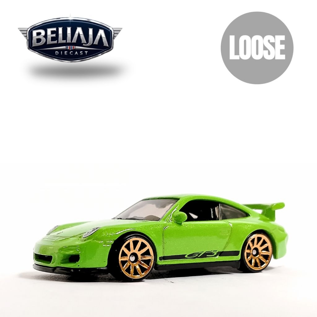 HOT WHEELS PORSCHE 911 GT3 RS GREEN LOOSE FROM GIFTPACK FAST & FURIOUS 2025