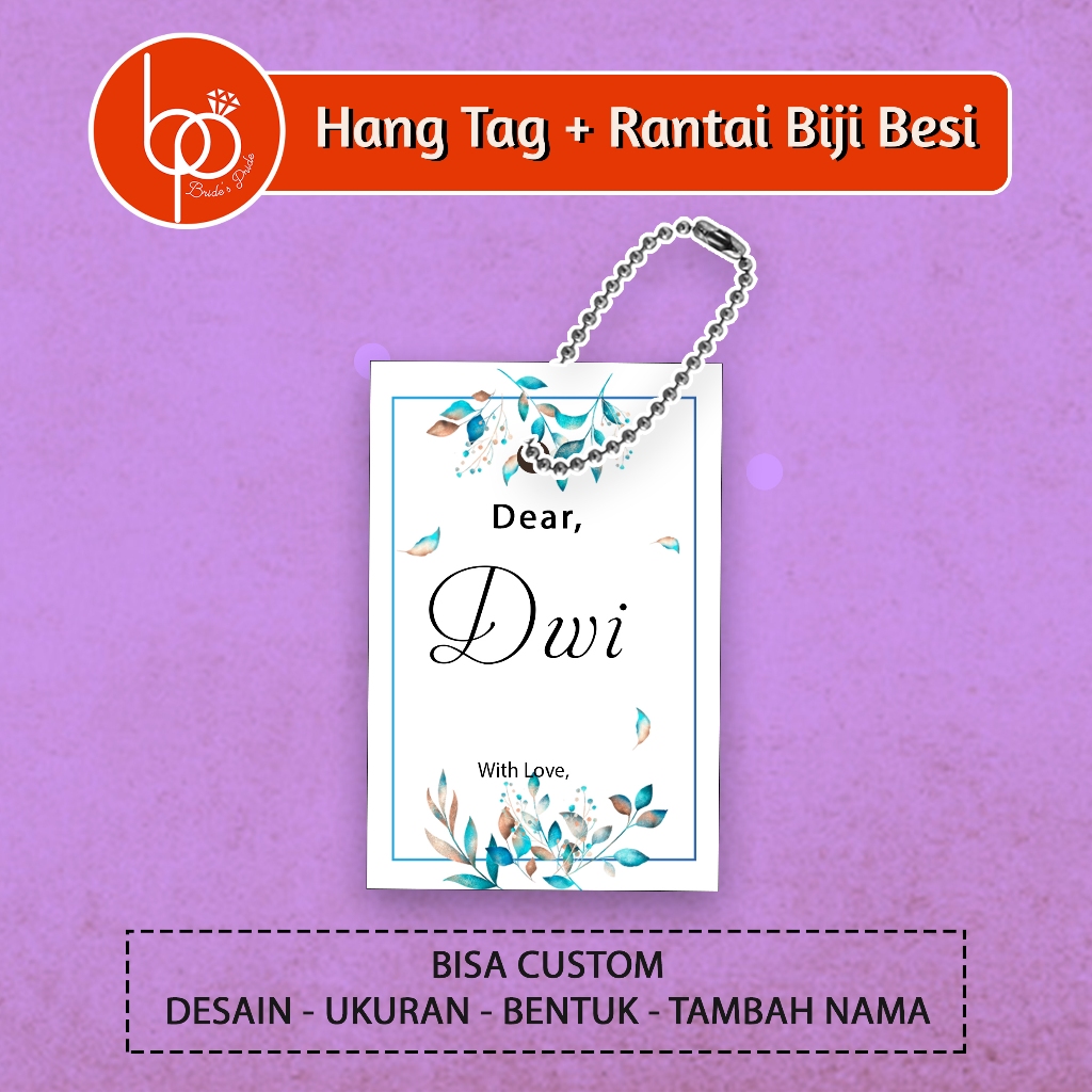Custom bridesmaid card, attire guide, kartu souvenir, dll | Link Khusus