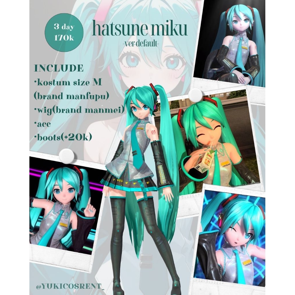 rental kostum cosplay hatsune miku
