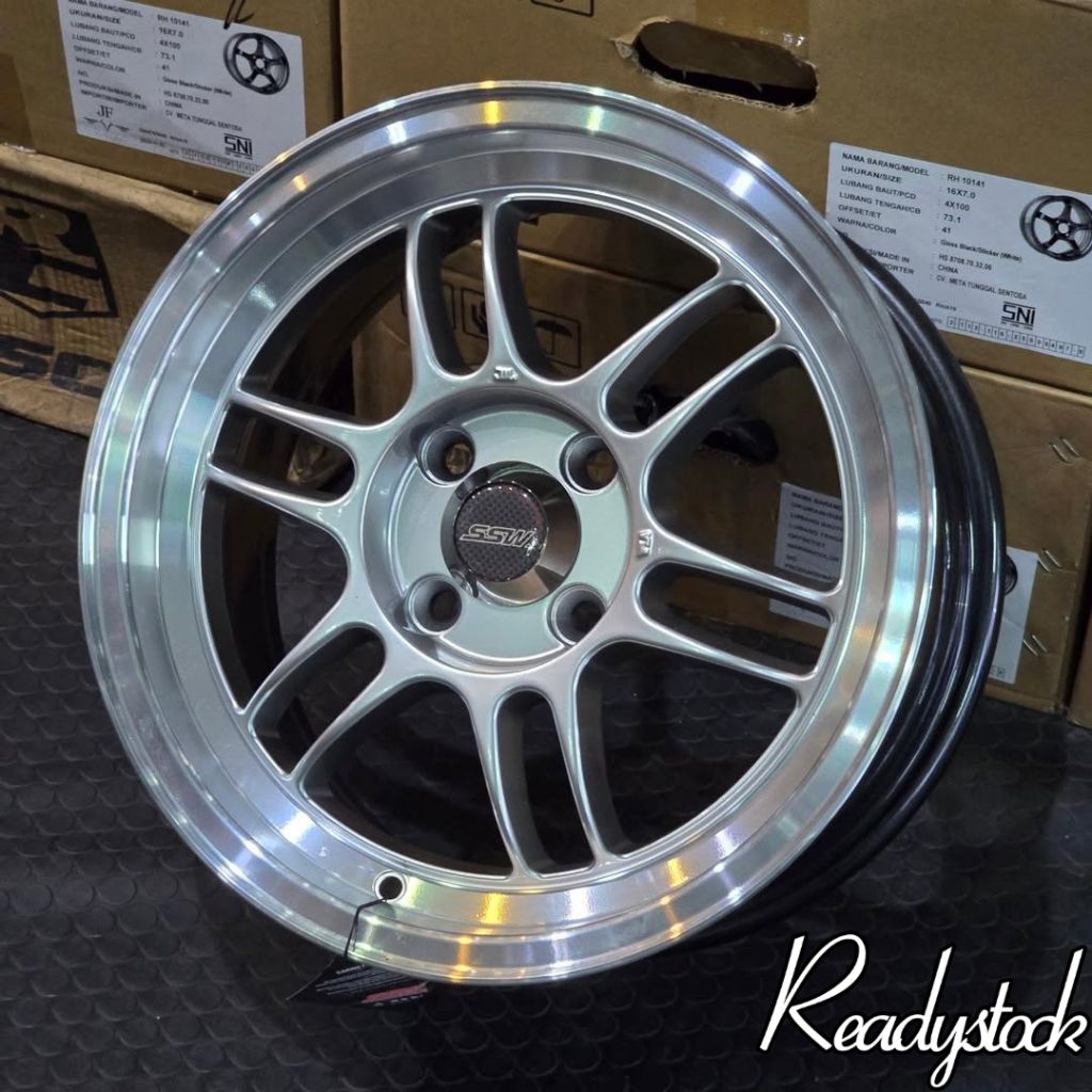velg enkei rpf1 ssw original Thailand ring 15 lebar 7 et 41 velg mobil r15 velg racing agya ayla swi
