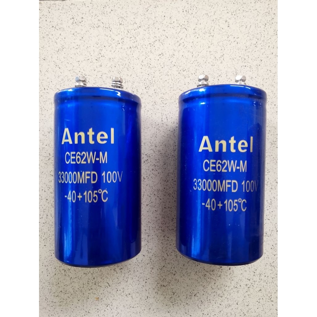 KAPASITOR ELCO 33000 MDF-100 VOLT ANTEL ORIGINAL ASLI