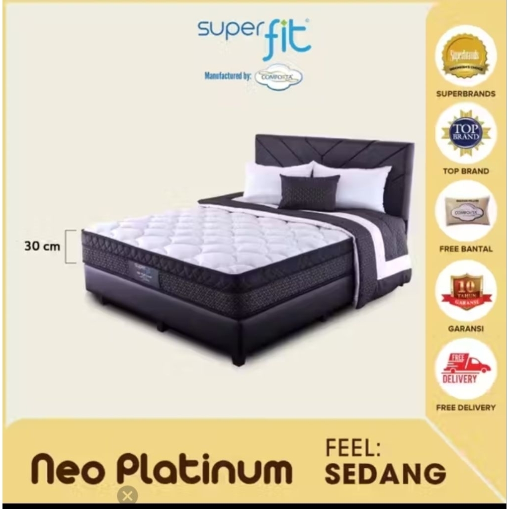 [COMFORTA_BANJARMASIN] SET SPRING BED COMFORTA NEO PLATINUM