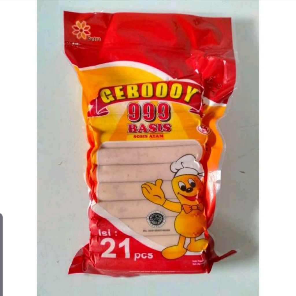Geboooy Sosis Ayam Basis Putih 21s