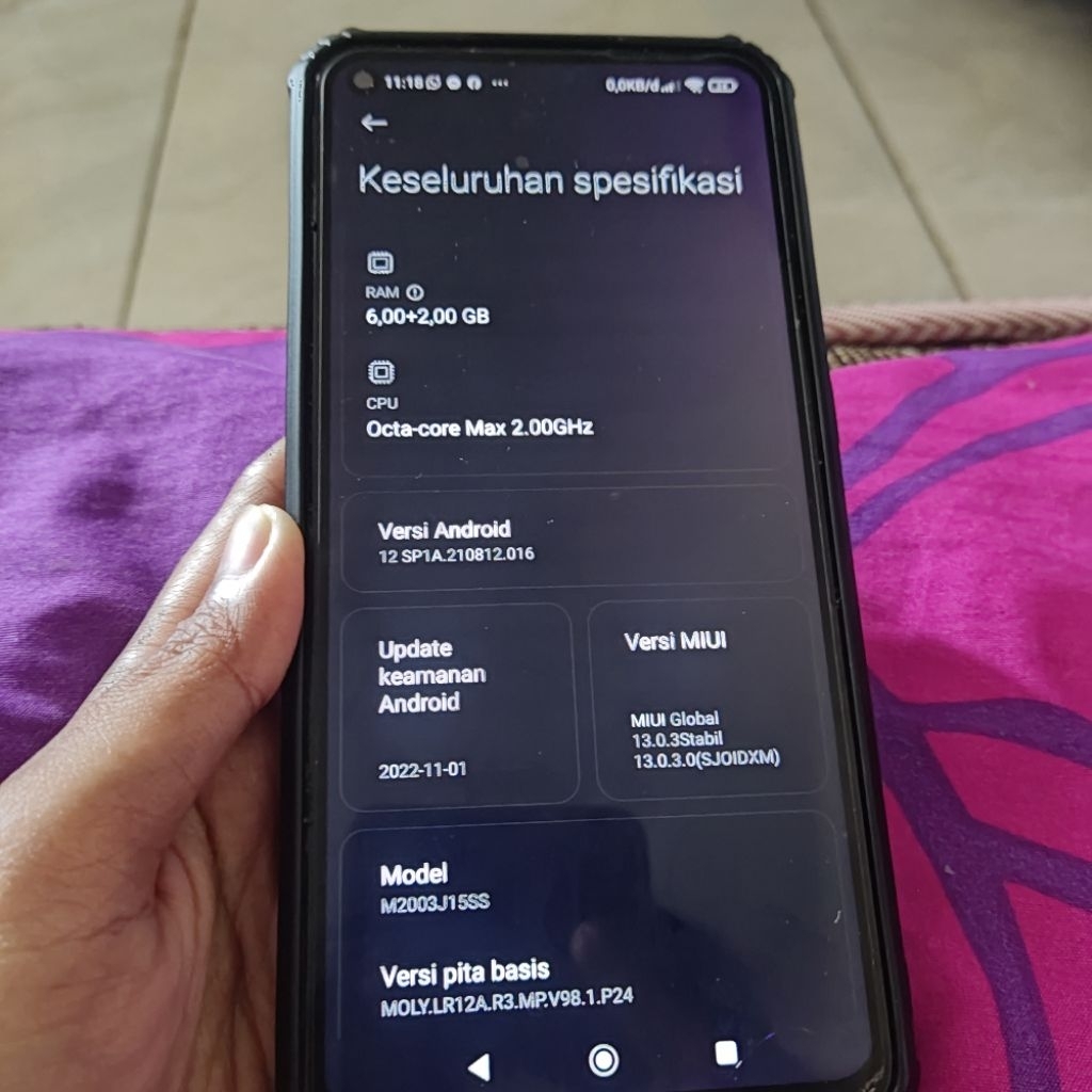 XIOMI REDMI NOTE 9 PRO 6/128 SECOND BERKUALITAS
