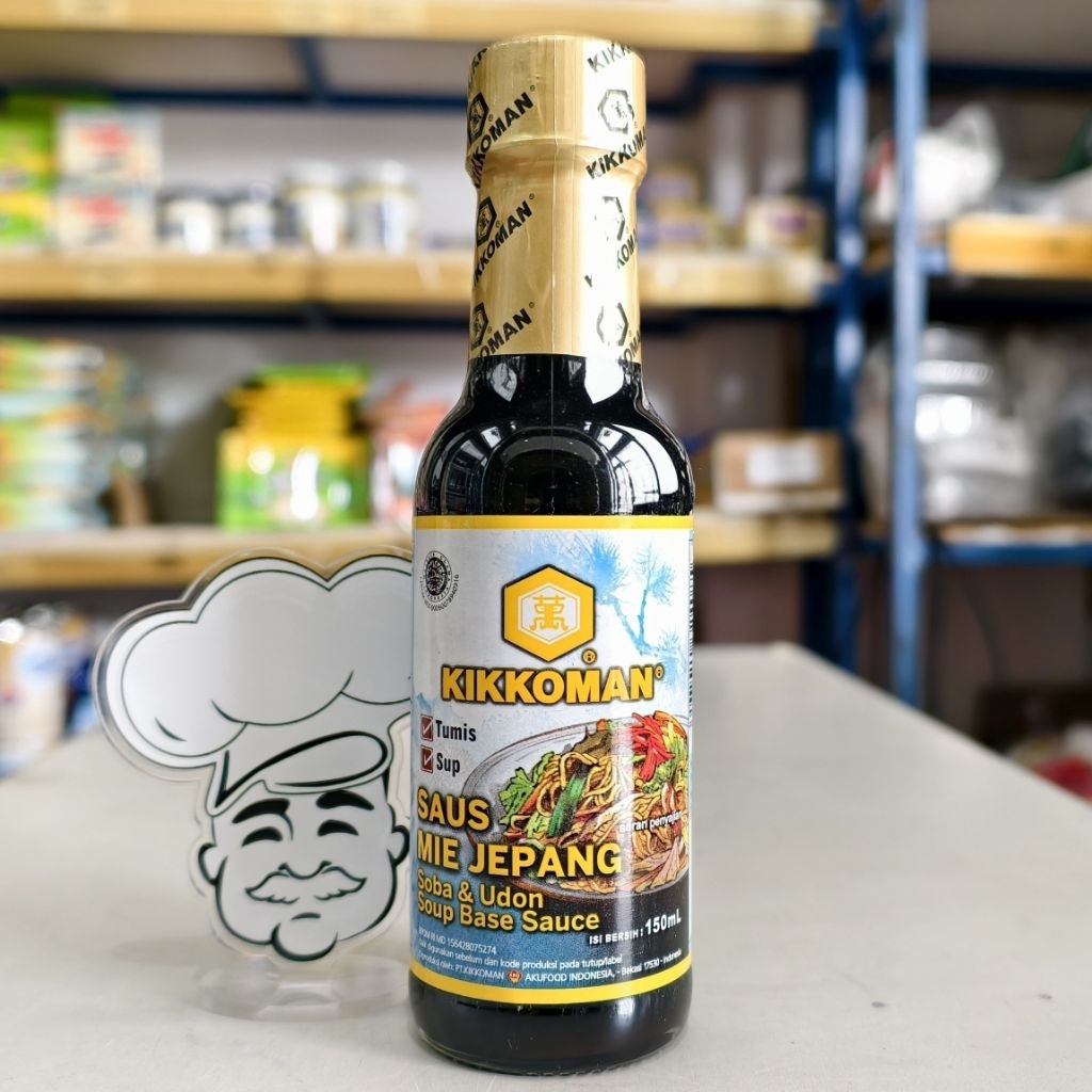Kikkoman Soba & Udon Soup Base Sauce 150Gr / Kikkoman Saus Mie Jepang