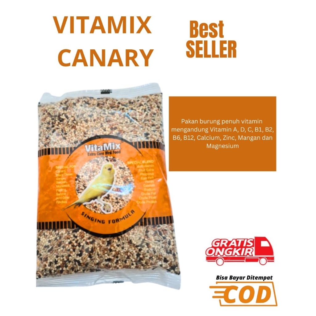 Pakan Burung Kenari Vitamix canary kenari seed/ Pakan Burung  Vitamix Canary MURAH