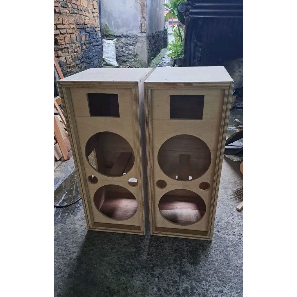 Box speaker 12 inch double & Tweter Audax ax65