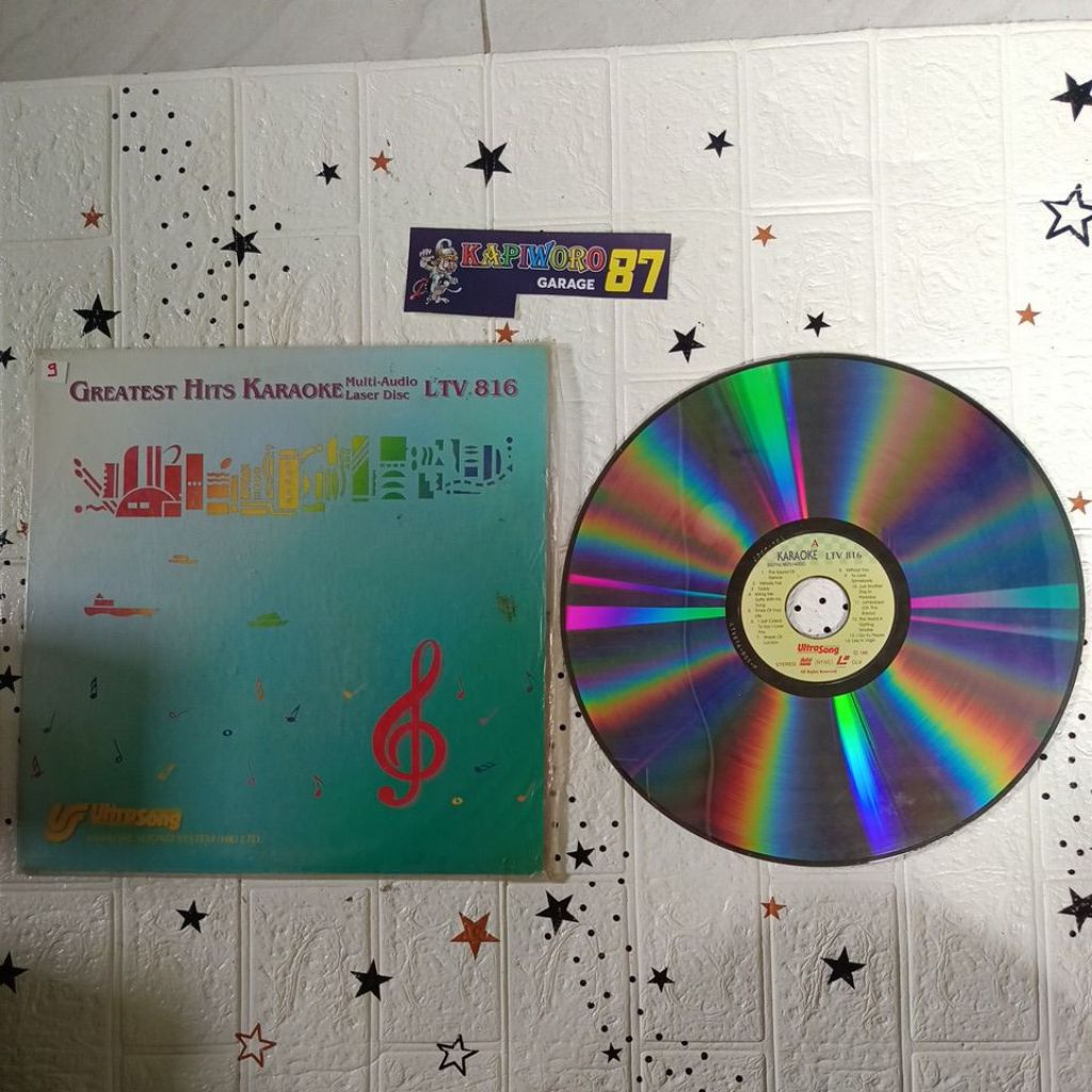 KASET LASER DISC,,, GREATEST HITS KARAOKE LTV 816
