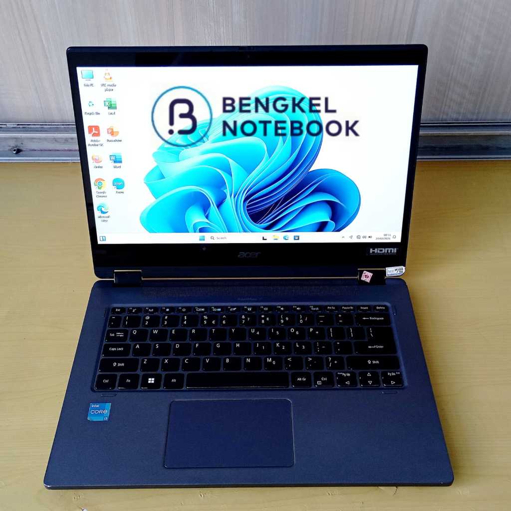 Laptop Acer Travelmate Spin P414RN-51 Intel Corei3-1115G4 3.0Ghz Gen11 Ram 8Gb Ssd 256Gb TOUCHSCREEN