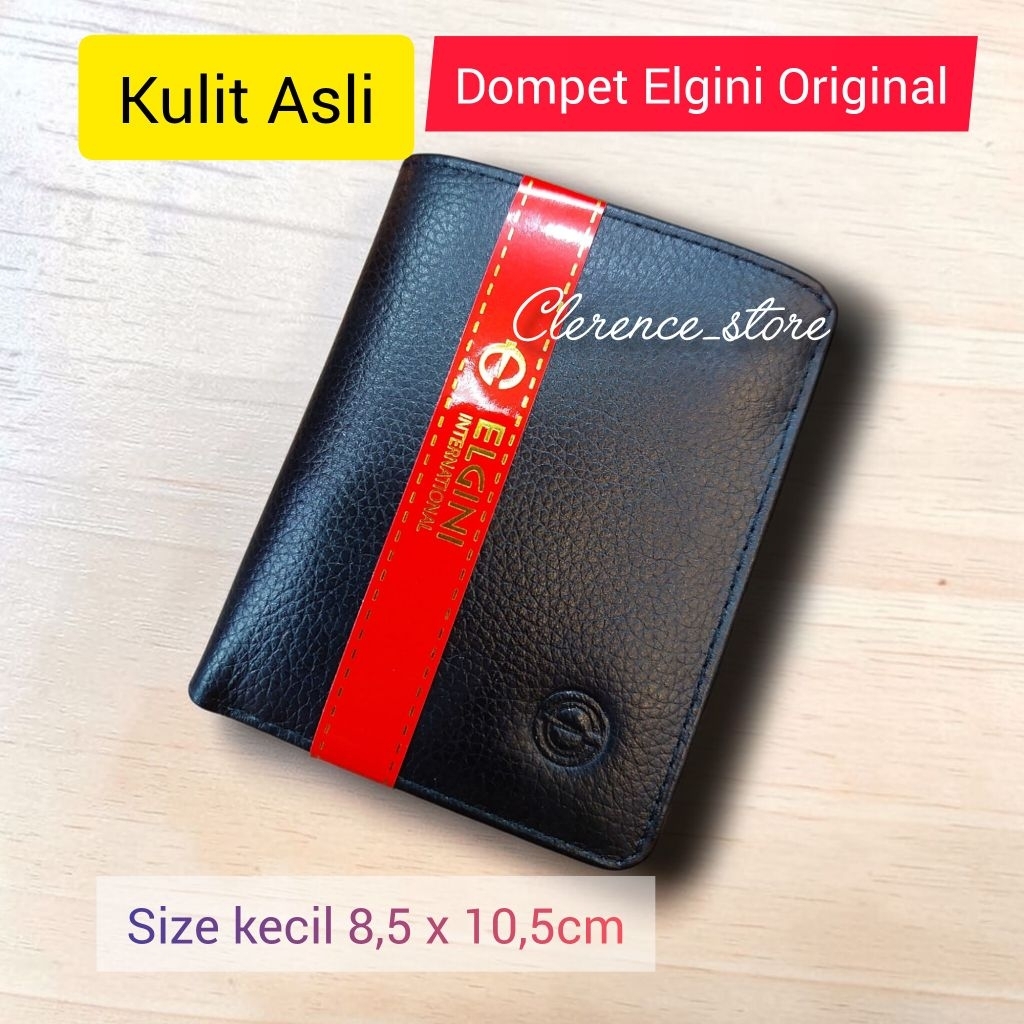 PROMO Dompet Pria Kulit Asli SIZE KECIL- Dompet Elgini Original 69511