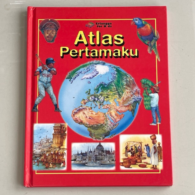 Buku ATLAS PERTAMAKU Erlangga For Kids