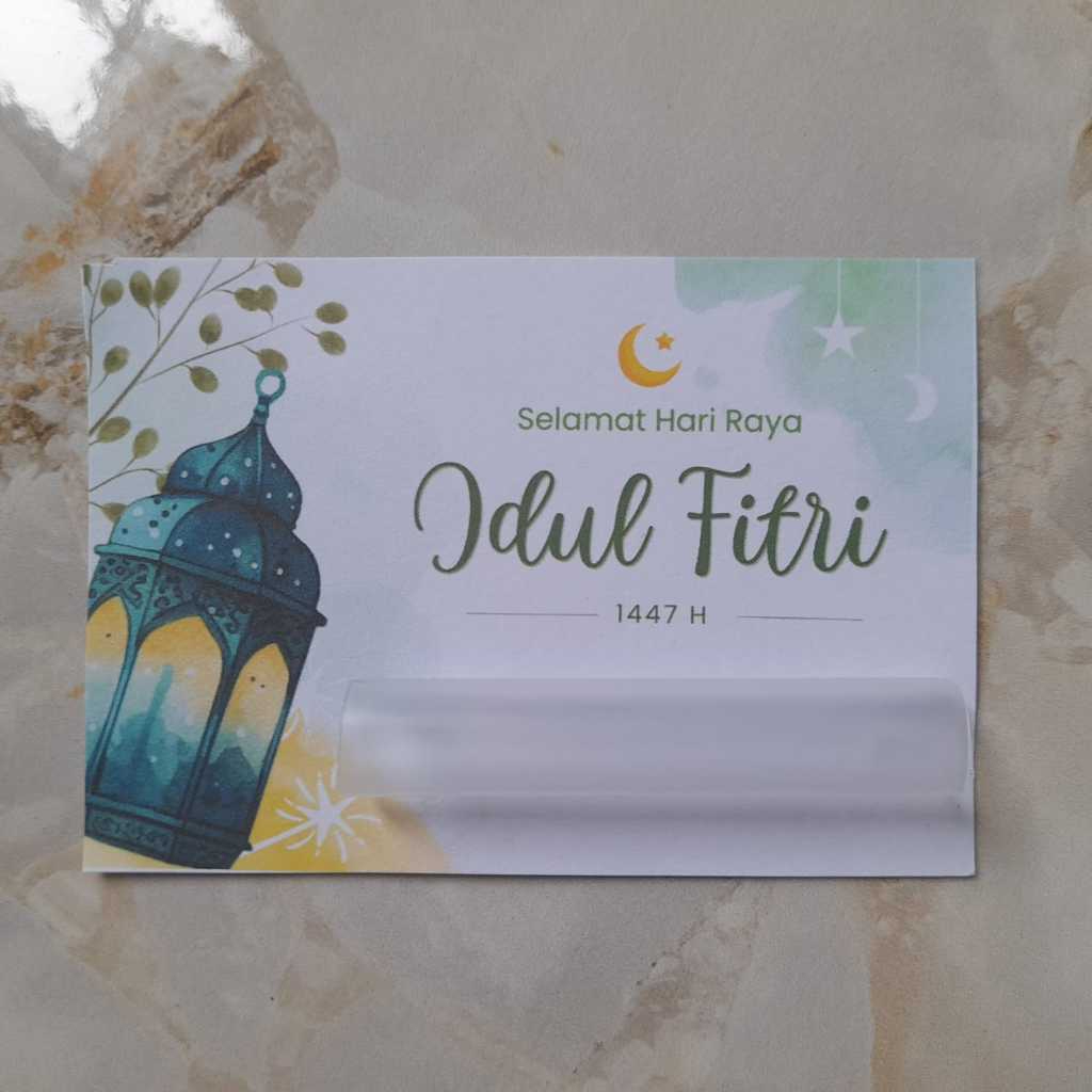 Amplop Lebaran Uang Gulung/Amplop THR Gulung/Angpau Unik THR Lebaran Ucapan Idul Fitri